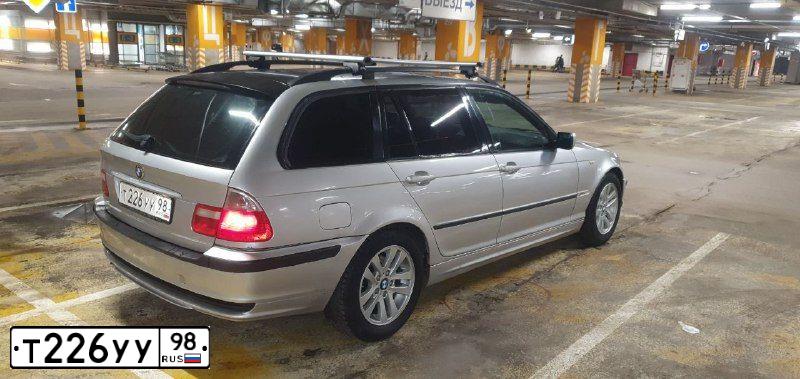 Фото автомобиля BMW SERIE 3, 2002 — госномер К312СО799. Цвет: БЕЛЫЙ (СЕРЕБРИСТЫЙ)