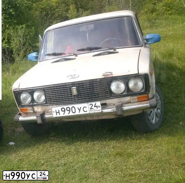 Фото автомобиля LADA 2106, 1988 — госномер Н990УС24. Цвет: БЕЛЫЙ