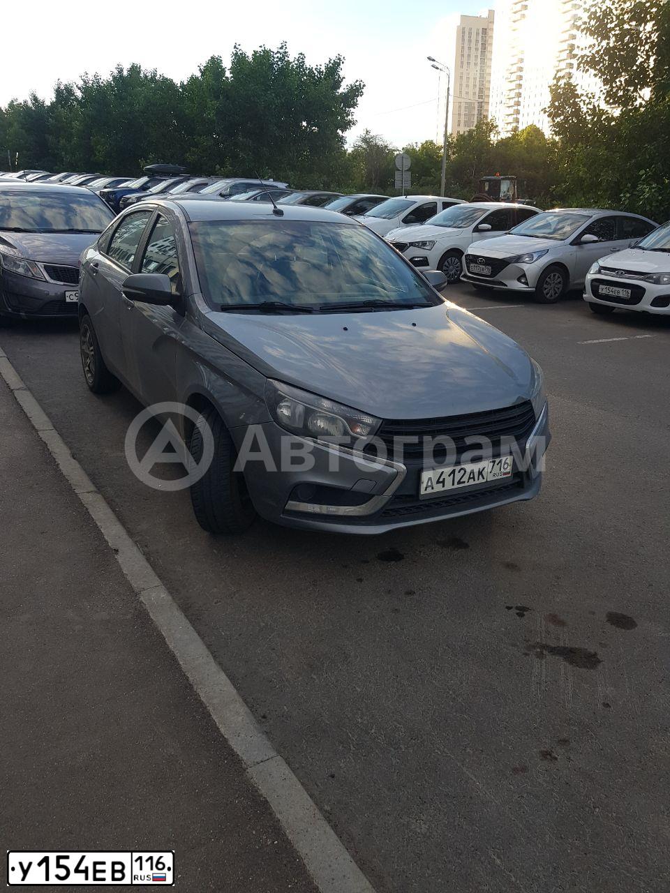 Фото автомобиля LADA 2192 KALINA, 2014 — госномер У154ЕВ116. Цвет: БЕЛЫЙ