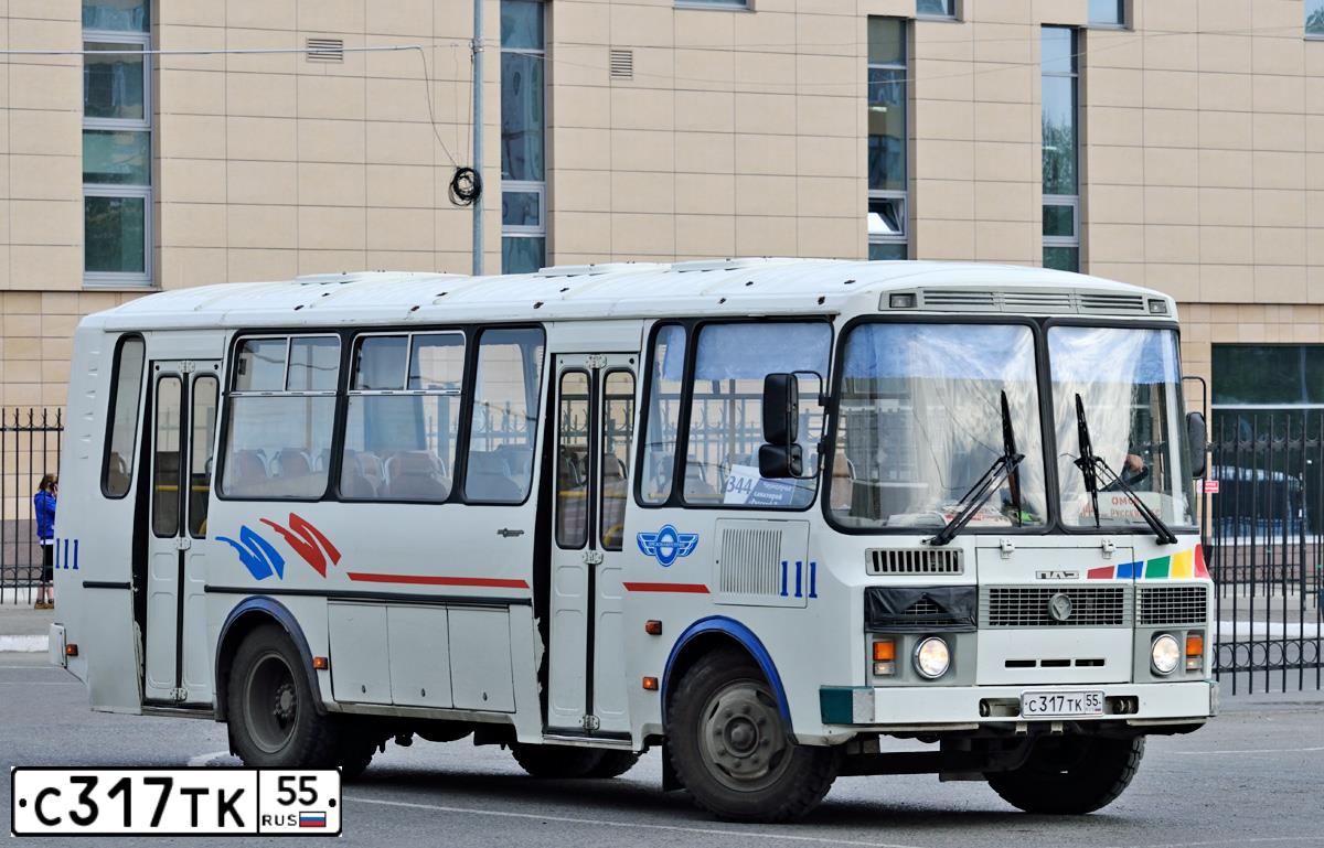 Фото автомобиля PAZ 4234, 2013 — госномер С317ТК55. Цвет: БЕЛЫЙ