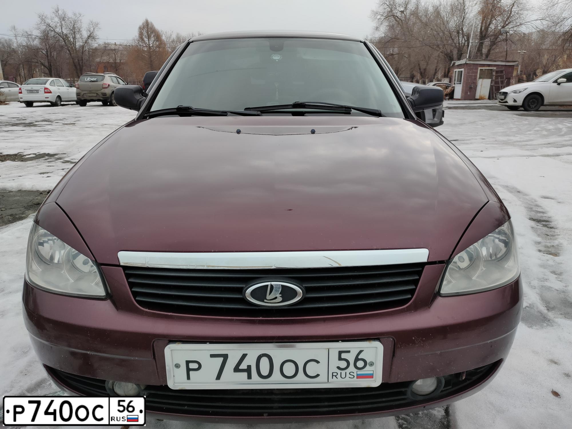 Фото автомобиля ЛАДА 217030 ЛАДА ПРИОРА, 2009 — госномер Е864ОВ156. Цвет: ТЕМНО-ВИШНЕВЫЙ