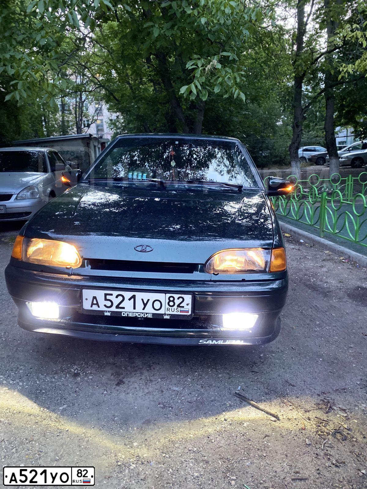 Фото автомобиля ВАЗ 21150, 2003 — госномер А521УО82. Цвет: ЗЕЛЕНЫЙ