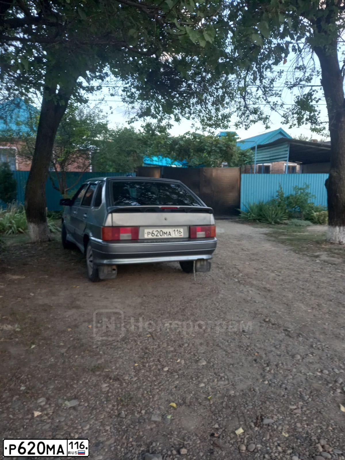 Фото автомобиля LADA 2114, 2006 — госномер М549РЕ193. Цвет: Средний серо-зеленый мет.