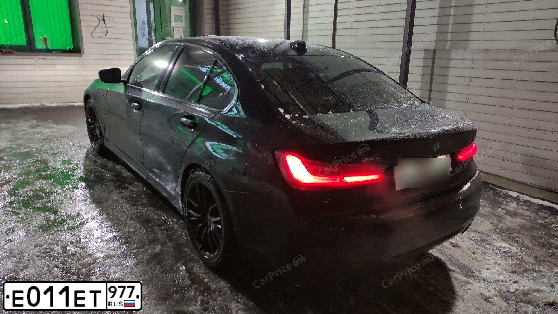 Фото автомобиля BMW SERIE 3, 2020 — госномер С860ХМ58. Цвет: ЧЕРНЫЙ
