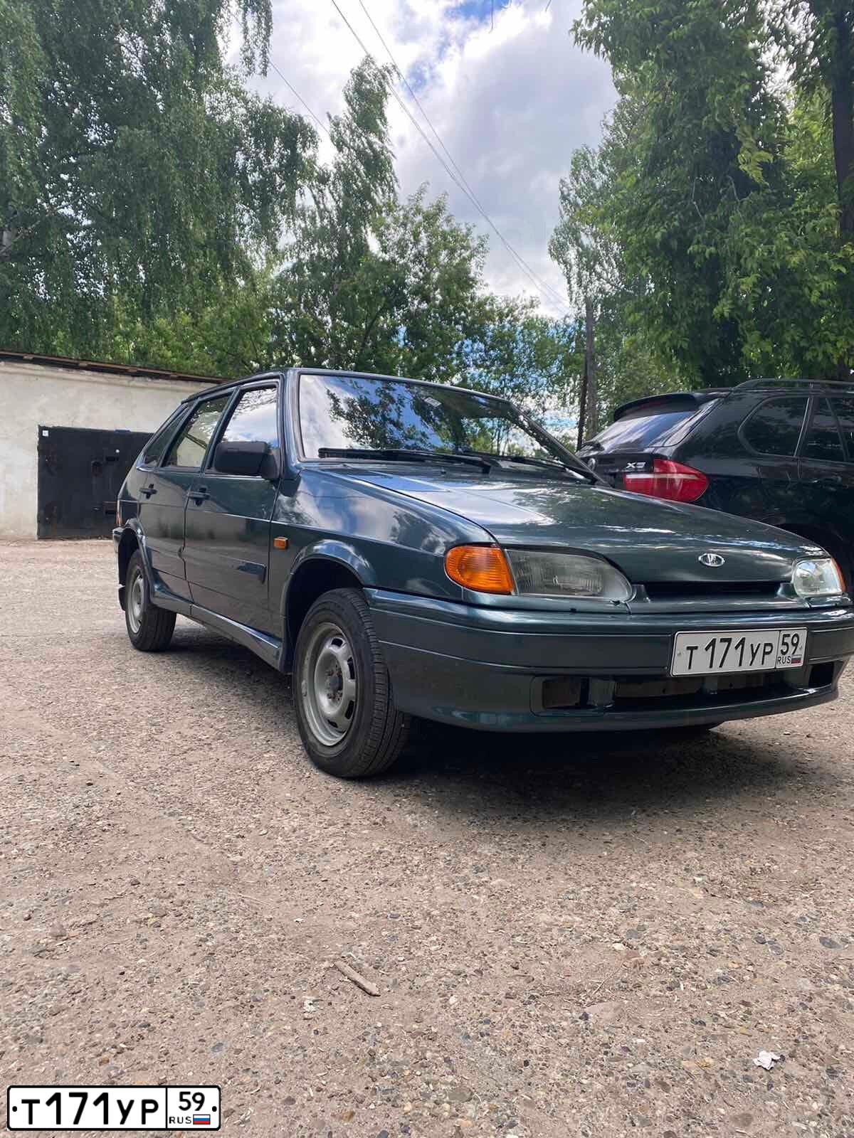 Фото автомобиля LADA 2114 SAMARA, 2010 — госномер О534ТР159. Цвет: СЕРО-СИНЕ-ЗЕЛЕНЫЙ