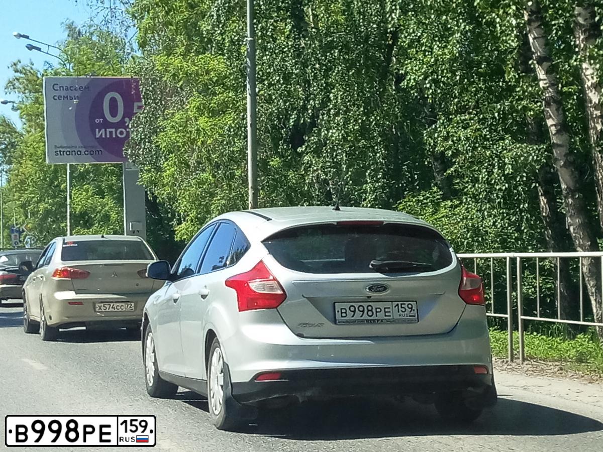 Фото автомобиля FORD FOCUS, 2011 — госномер В998РЕ159