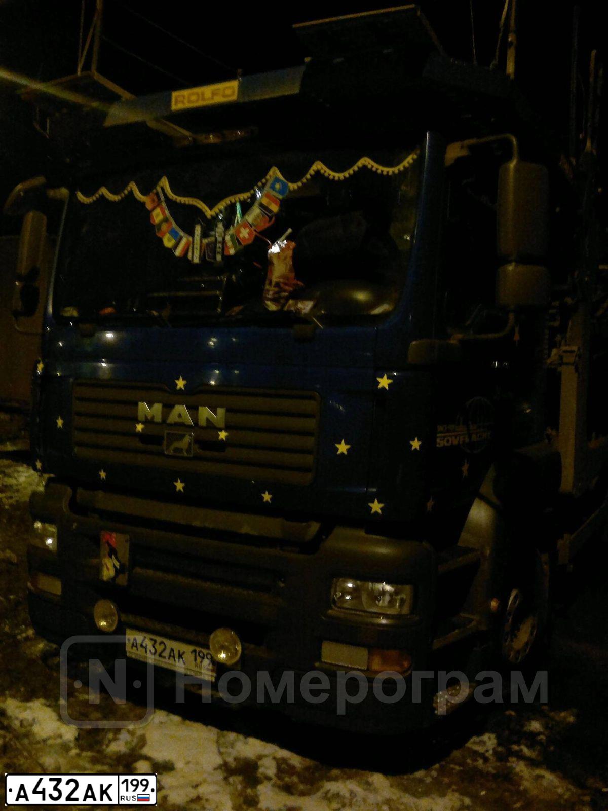 Фото автомобиля MAN TGA, 2007 — госномер Е803КТ11