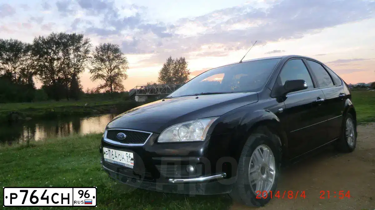 Фото автомобиля FORD FOCUS, 2007 — госномер С660УВ196. Цвет: ЧЕРНЫЙ