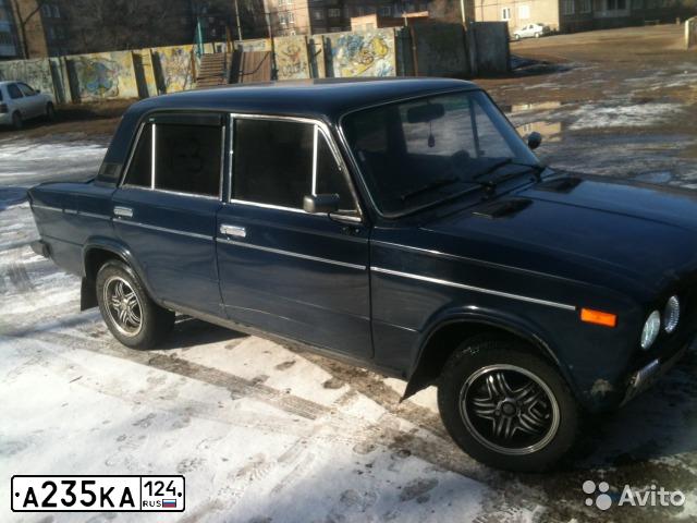 Фото автомобиля LADA 2106, 2004 — госномер А235КА124. Цвет: синий