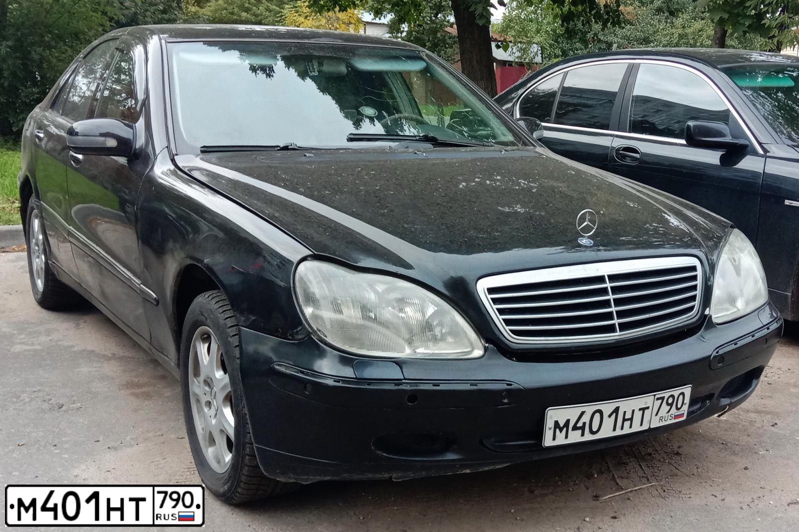 Фото автомобиля MERCEDES S-KLASSE, 2000 — госномер С893ТР76. Цвет: ЧЕРНЫЙ