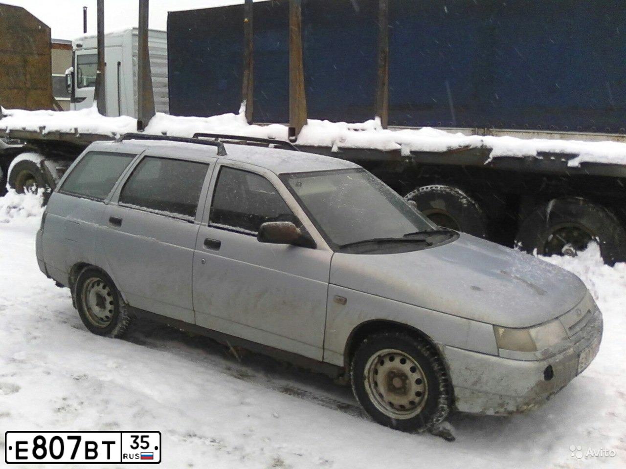 Фото автомобиля LADA 2111 LADA, 2004 — госномер А164ТК35. Цвет: Серебристо-Желтый