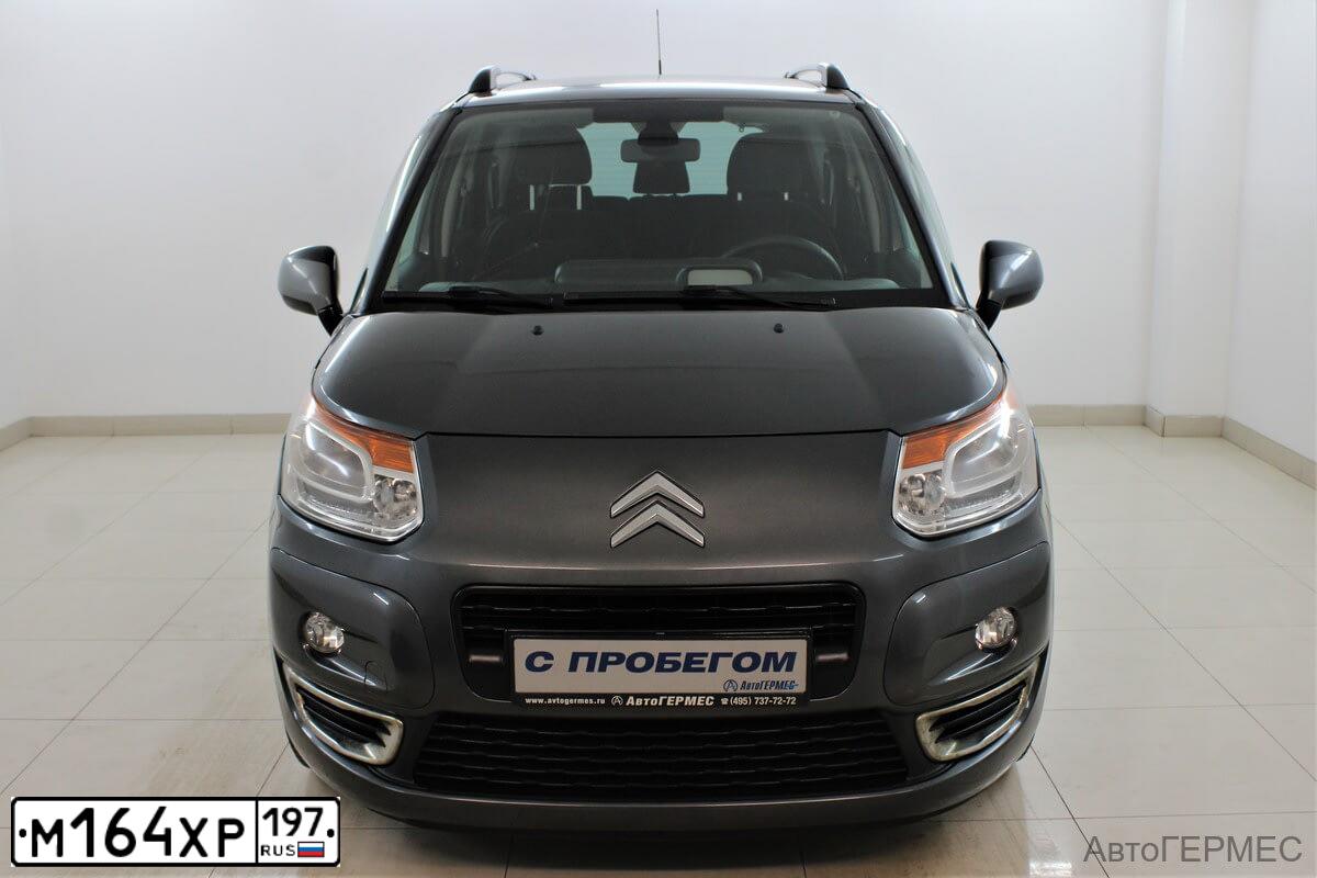 Фото автомобиля CITROEN C3 PICASSO, 2012 — госномер М164ХР197. Цвет: СЕРЫЙ