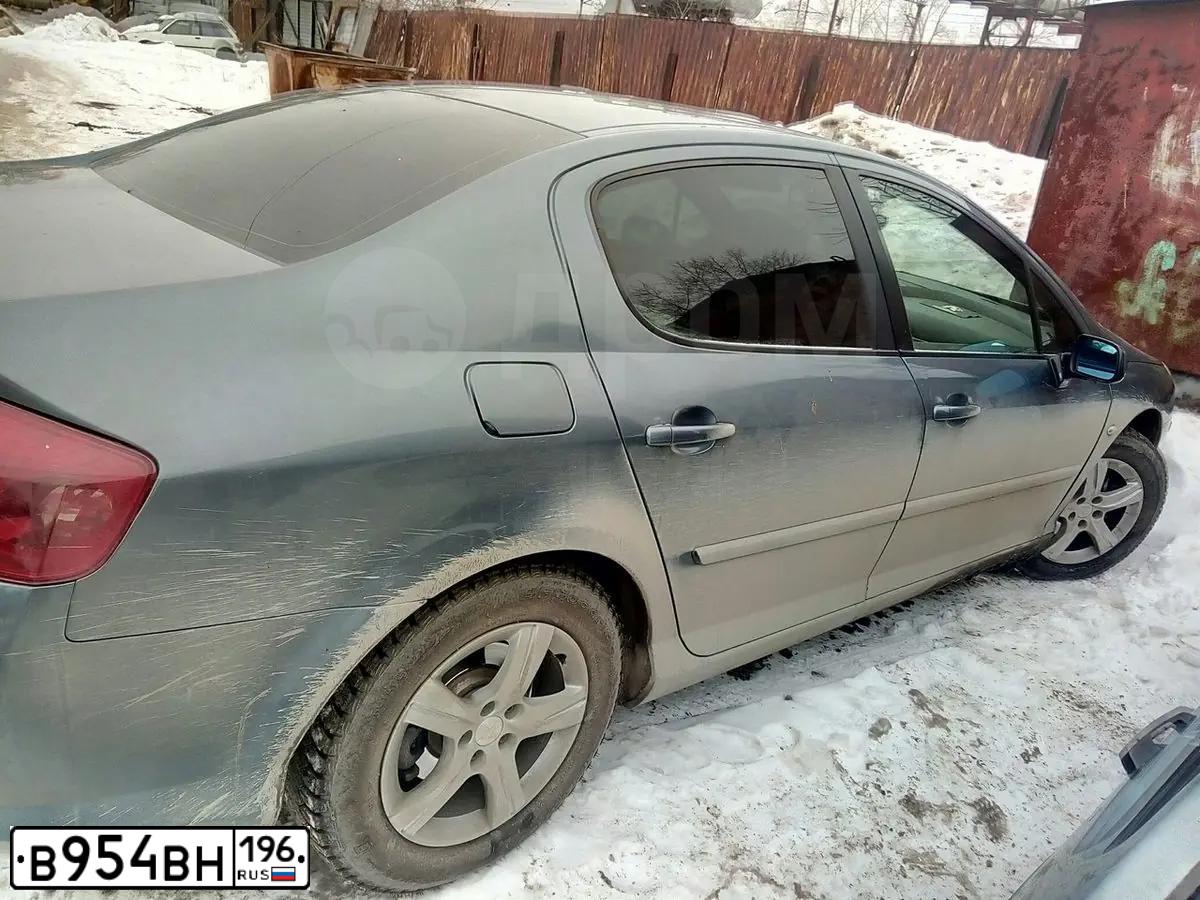 Фото автомобиля PEUGEOT 407, 2007 — госномер В954ВН196. Цвет: СЕРЫЙ