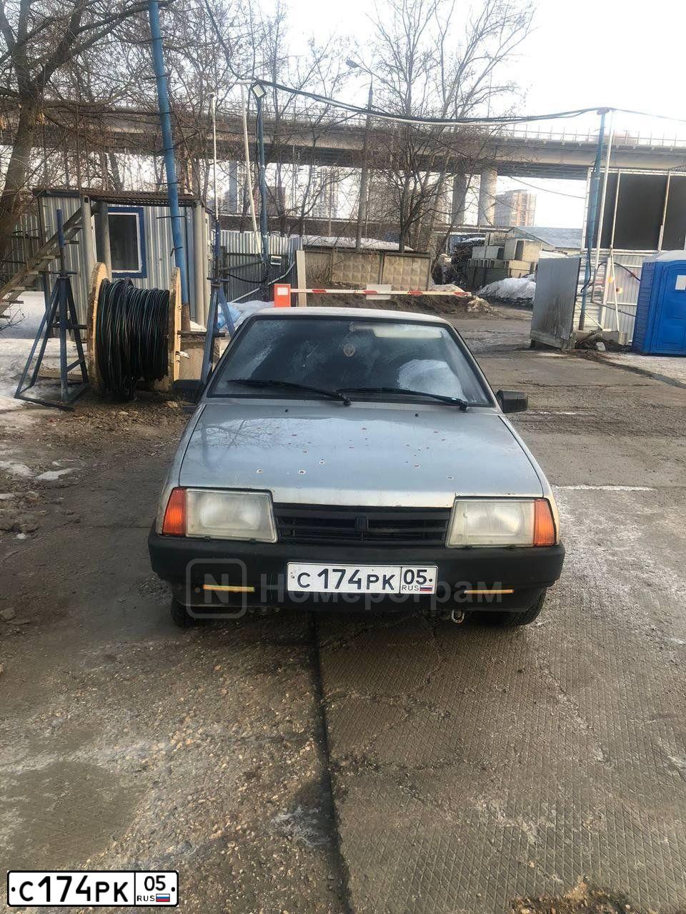 Фото автомобиля LADA 2109 SAMARA, 2002 — госномер С174РК05. Цвет: СЕРЕБРИСТО СЕРО-ЗЕЛЕНЫЙ