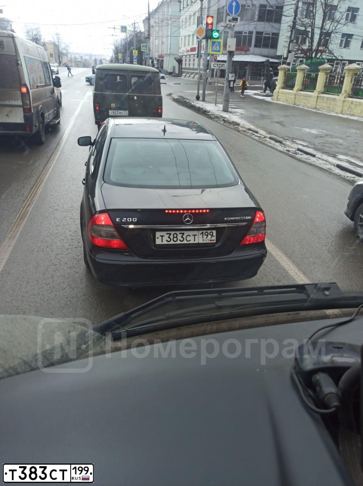Фото автомобиля MERCEDES E-KLASSE, 2008 — госномер Т216ЕВ55. Цвет: ЧЕРНЫЙ