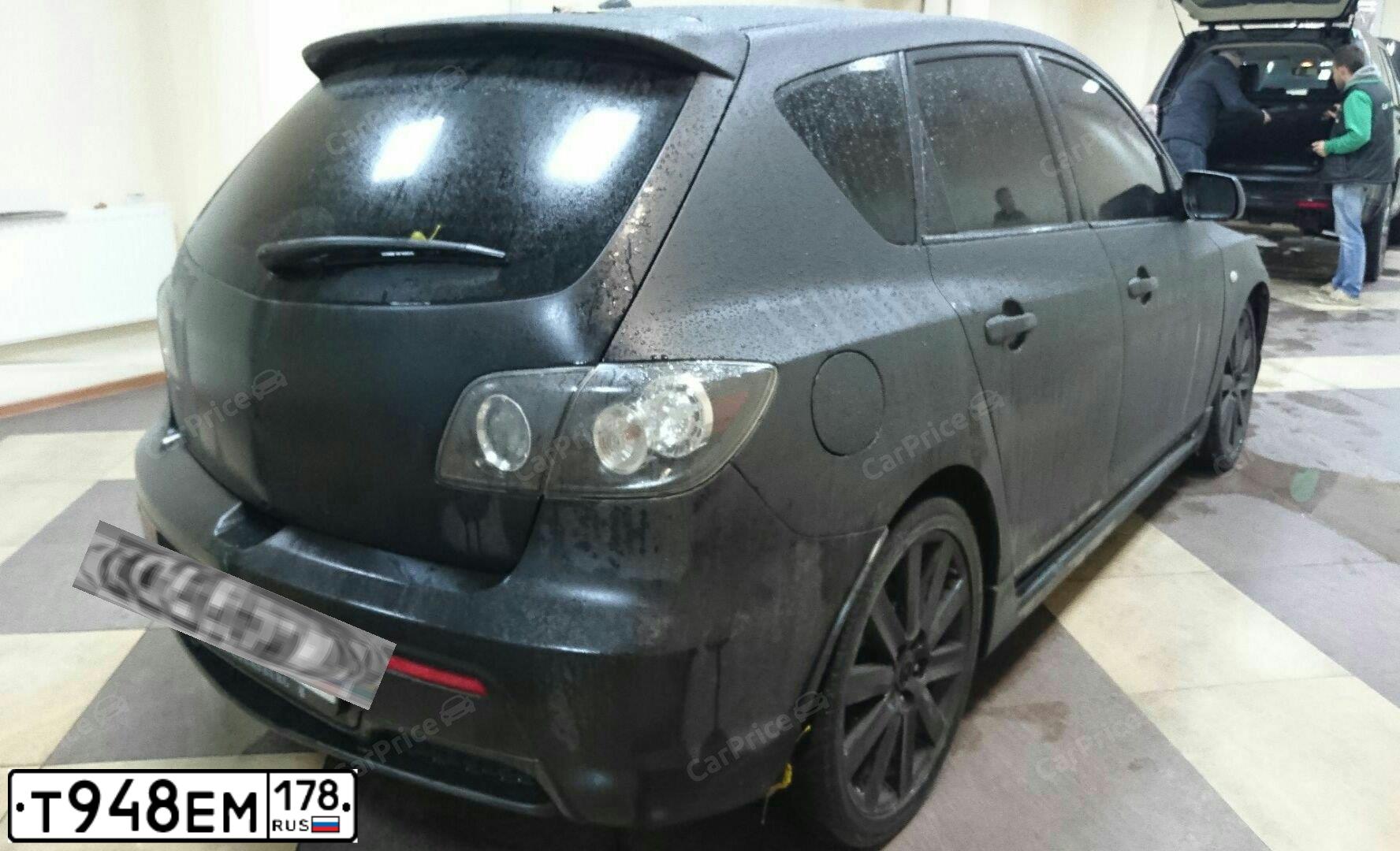 Фото автомобиля MAZDA 3, 2006 — госномер К165АК95. Цвет: СЕРЫЙ