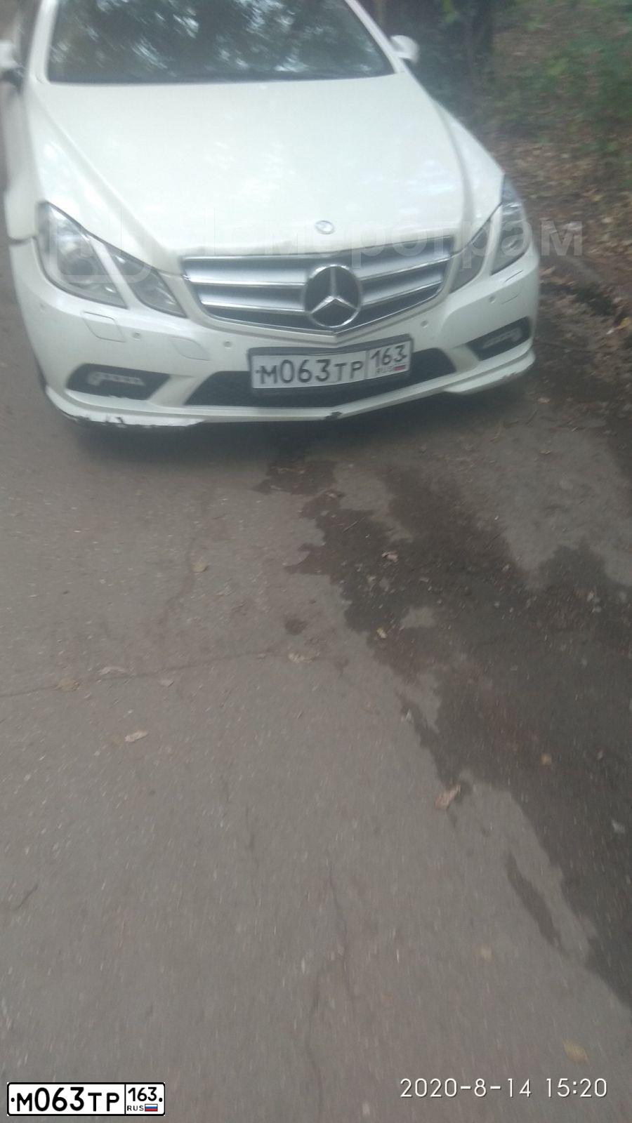 Фото автомобиля MERCEDES E-KLASSE, 2009 — госномер М063ТР163. Цвет: БЕЛЫЙ