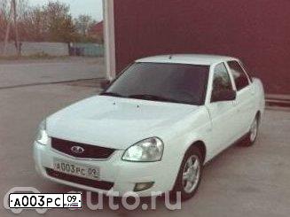 Фото автомобиля LADA 2170 PRIORA, 2011 — госномер А003РС09. Цвет: Белый