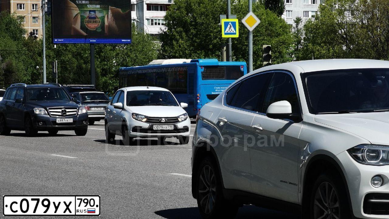 Фото автомобиля LADA GRANTA, 2023 — госномер С079УХ790. Цвет: Белый
