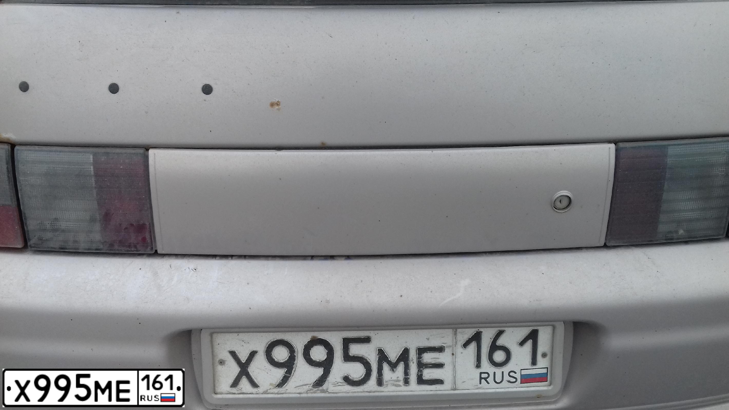 Фото автомобиля LADA 2112, 2007 — госномер Х955МЕ161. Цвет: СЕРЫЙ СВЕТЛЫЙ