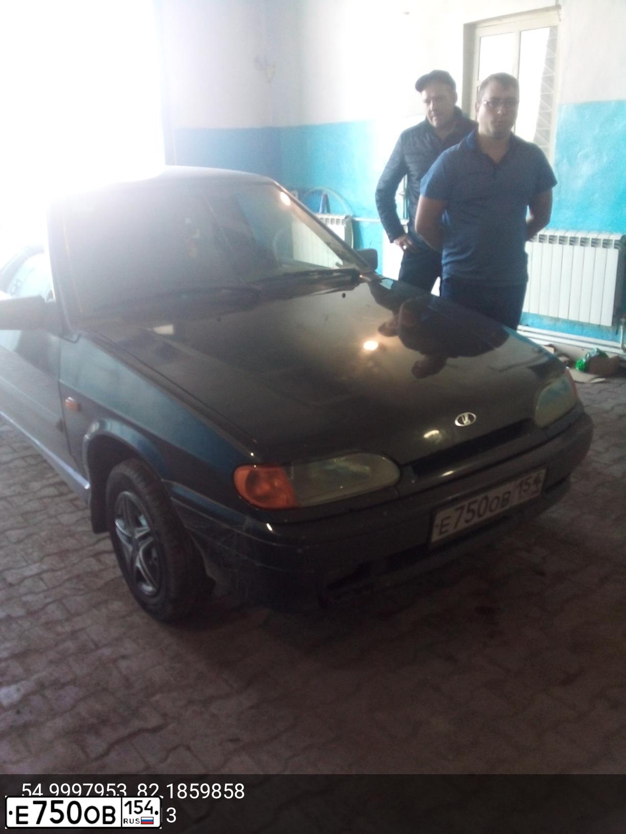 Фото автомобиля LADA 2115 SAMARA, 2011 — госномер Х888РР54. Цвет: Сине-Черный