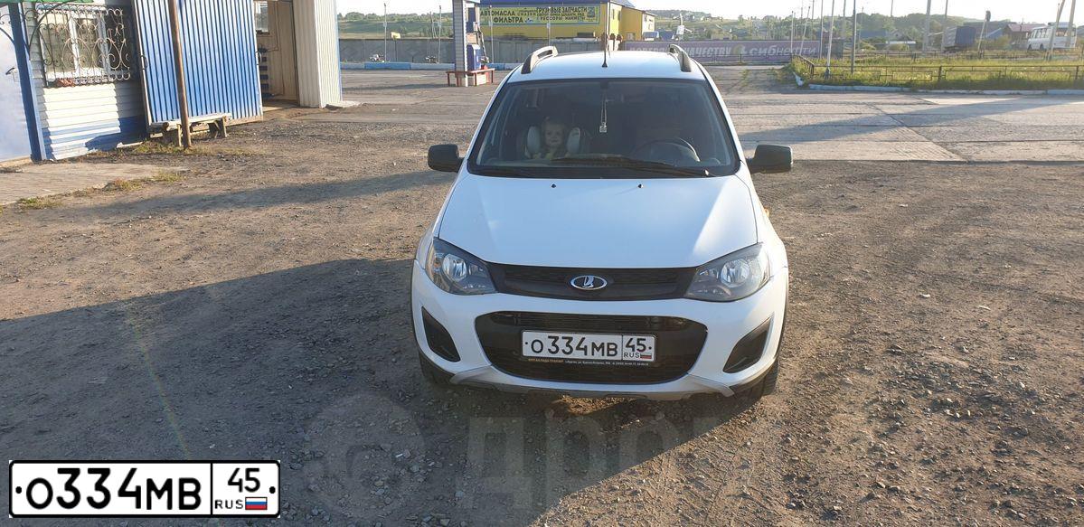Фото автомобиля LADA 2194 KALINA, 2016 — госномер Е947АУ774. Цвет: Белый