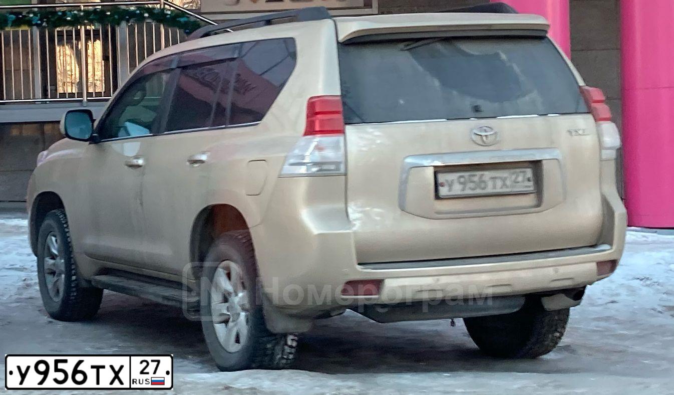 Фото автомобиля TOYOTA LANDCRUISER, 2010 — госномер А911СО27. Цвет: ЖЕЛТЫЙ ЗОЛОТИСТЫЙ