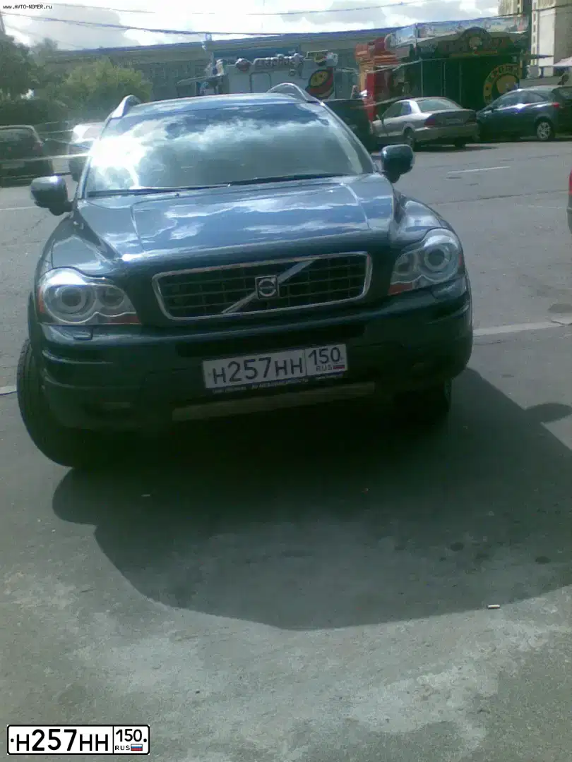 Фото автомобиля VOLVO XC90, 2008 — госномер Н257НН150. Цвет: СИНИЙ СЕРЫЙ