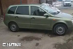 Фото автомобиля LADA 1117 KALINA, 2008 — госномер М831АС163. Цвет: СВЕТЛО-ЗЕЛЕНЫЙ