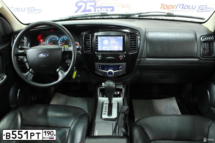 Фото автомобиля FORD ESCAPE, 2008 — госномер Е502РТ123. Цвет: ЧЕРНЫЙ