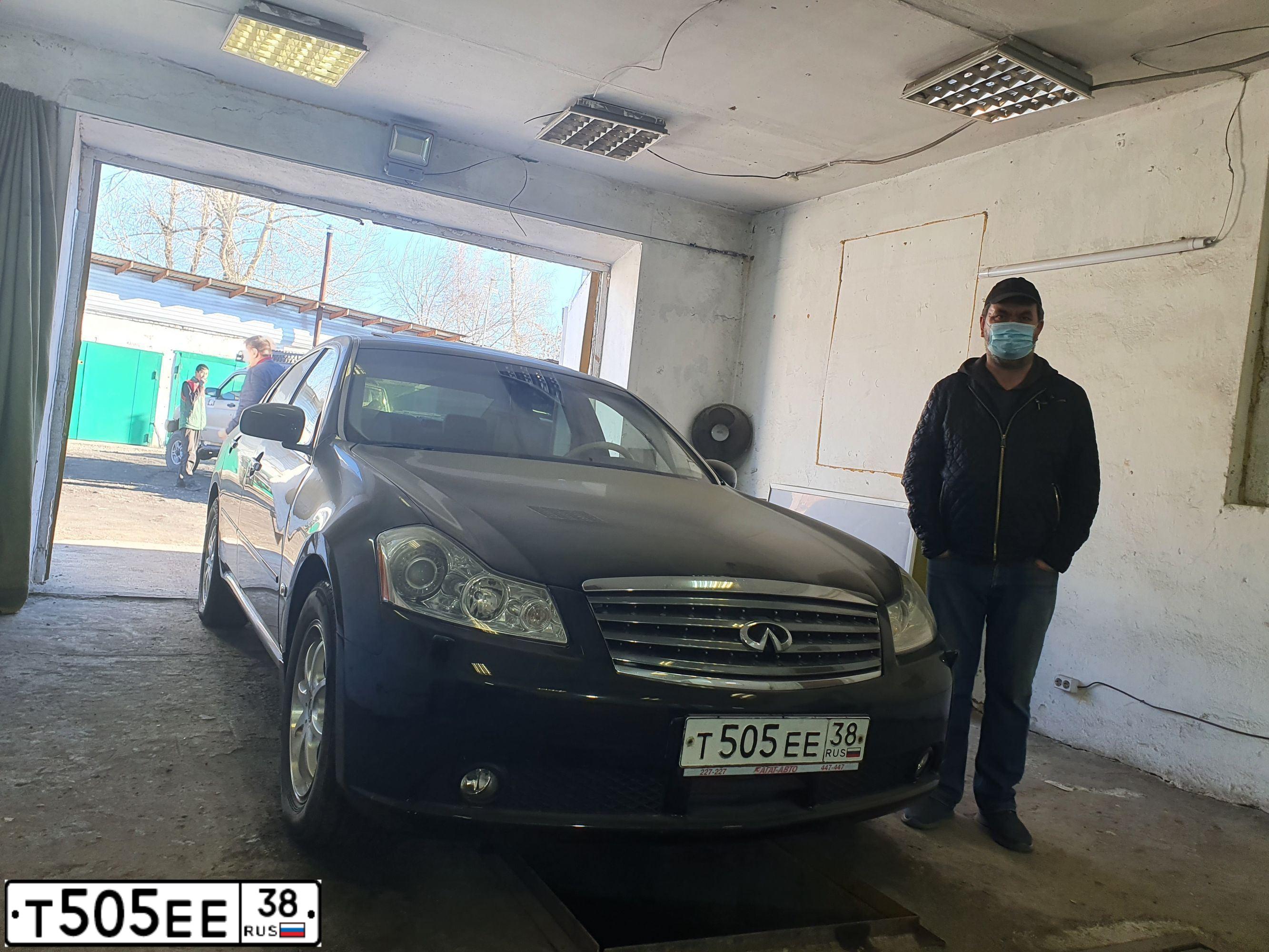 Фото автомобиля INFINITI M, 2006 — госномер О609ОС154. Цвет: ЧЕРНЫЙ