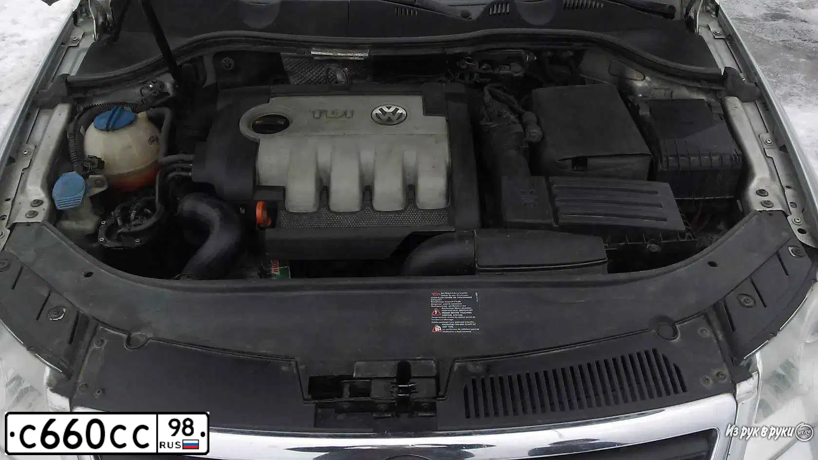 Фото автомобиля VOLKSWAGEN PASSAT, 2007 — госномер С660СС98. Цвет: СЕРЕБРИСТЫЙ