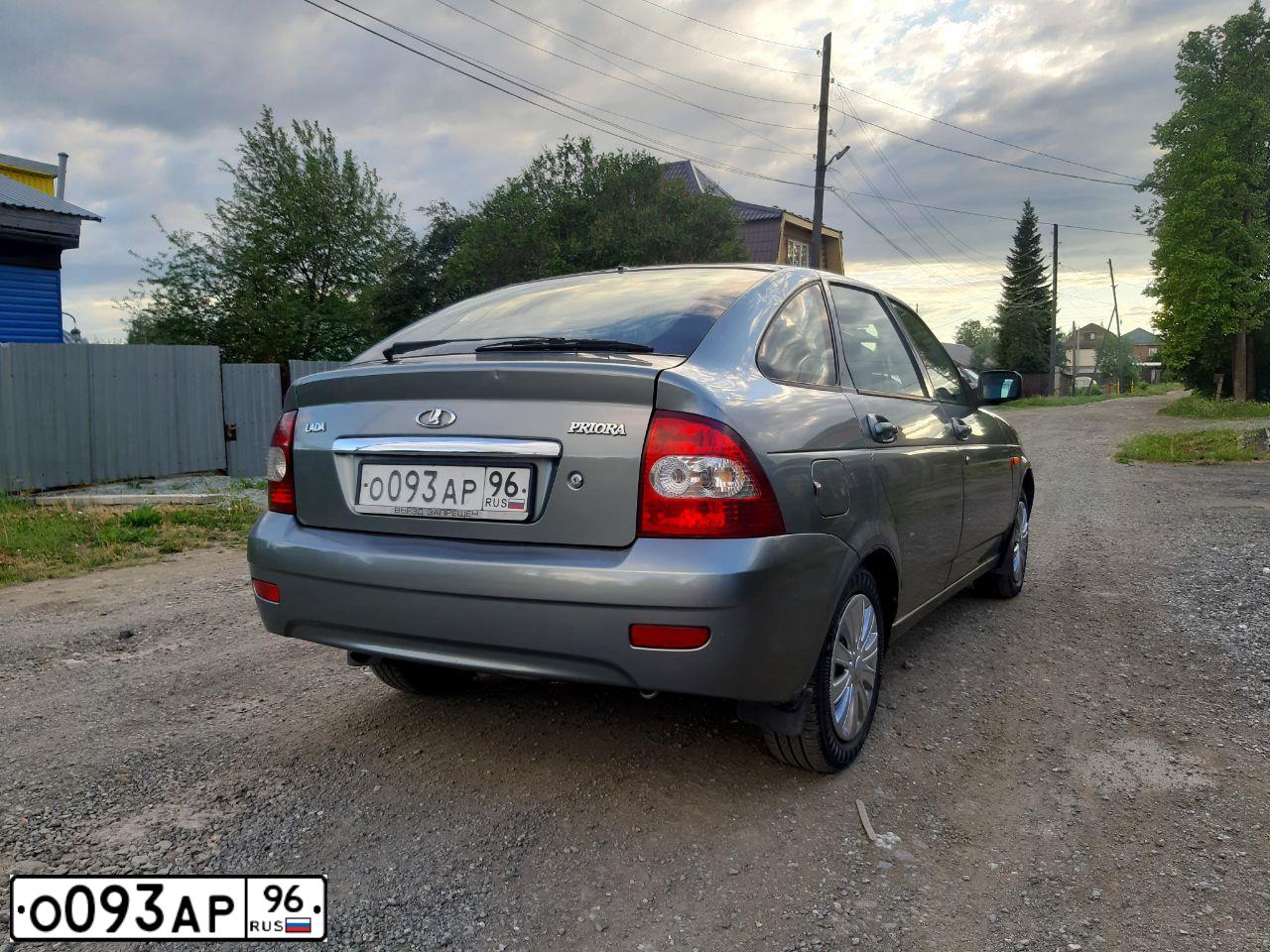 Фото автомобиля LADA PRIORA, 2009 — госномер У869ВН196