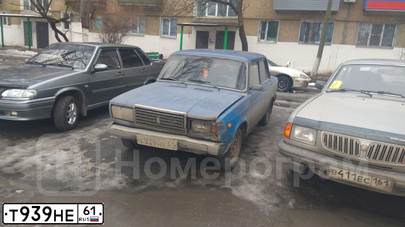 Фото автомобиля LADA 2107, 2006 — госномер В579АС163. Цвет: синий