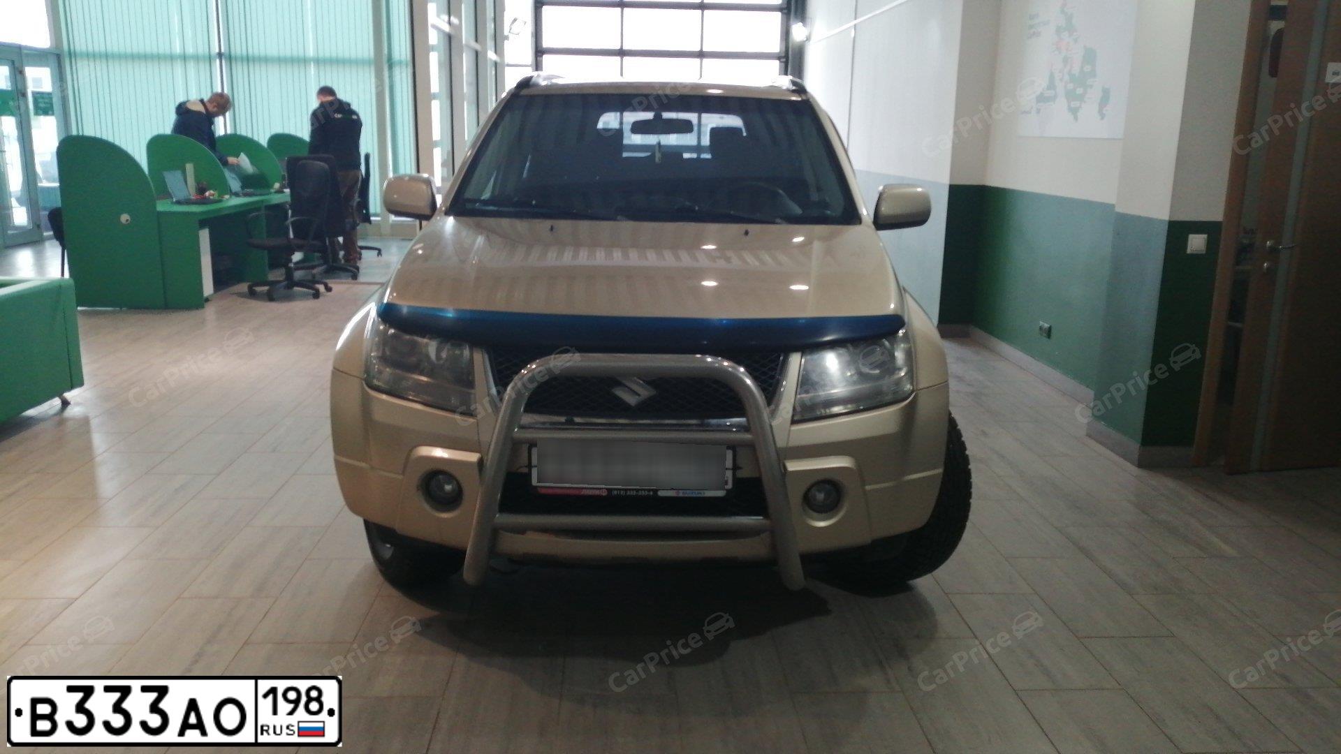 Фото автомобиля SUZUKI /GRAND/ VITARA, 2007 — госномер К858ХР35. Цвет: БЕЖЕВЫЙ