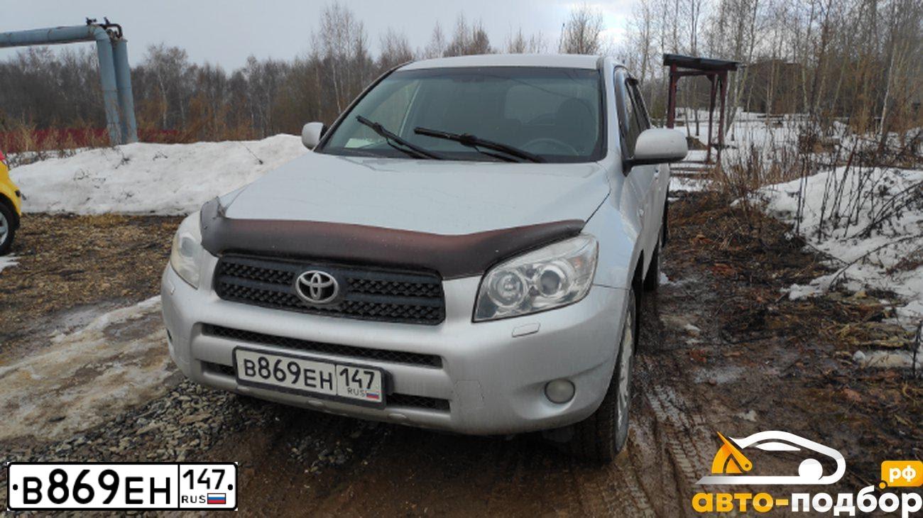 Фото автомобиля TOYOTA RAV4, 2006 — госномер В566АУ702. Цвет: Серебристый