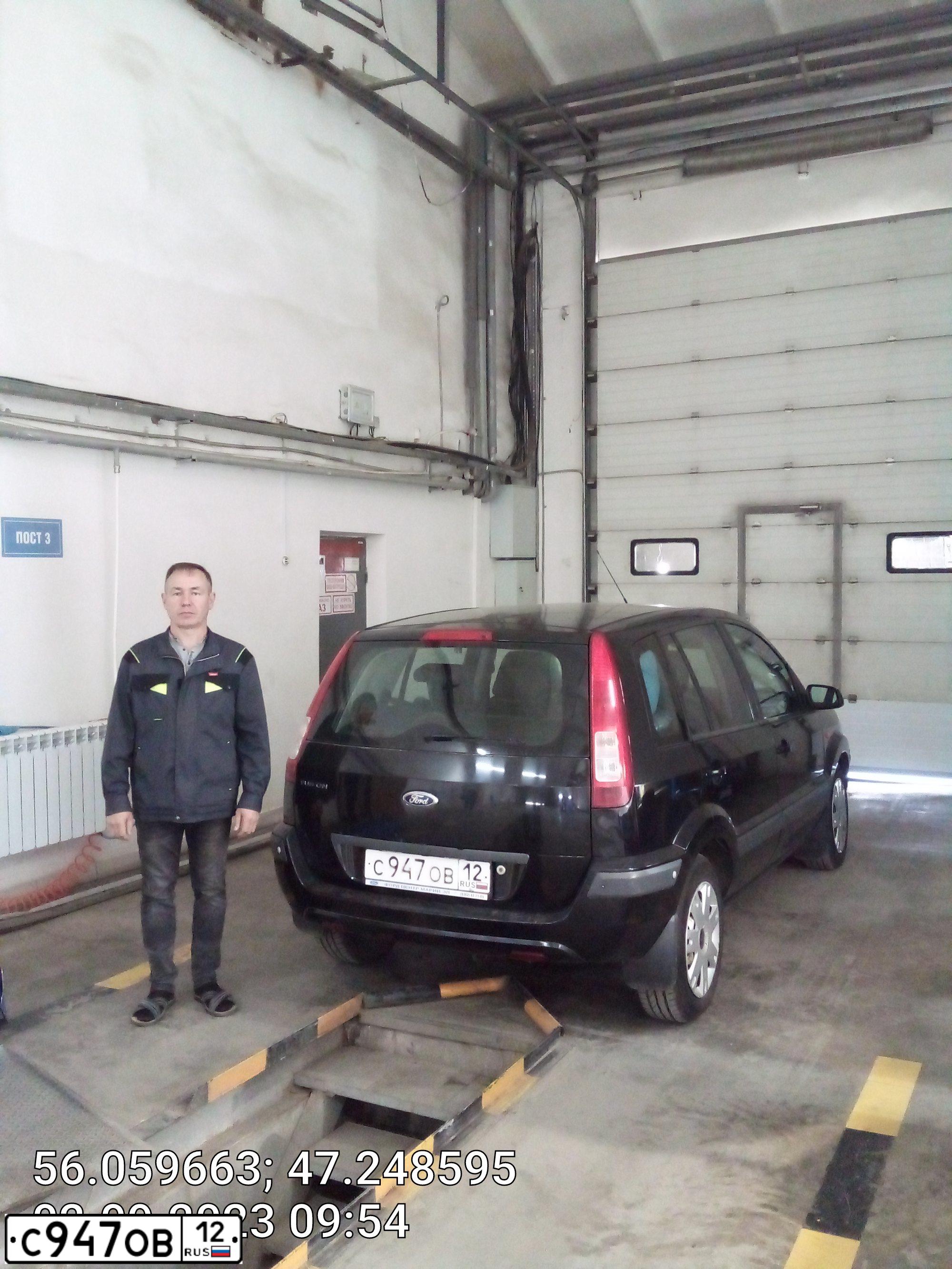 Фото автомобиля FORD FUSION, 2007 — госномер М756КМ21. Цвет: ЧЕРНЫЙ