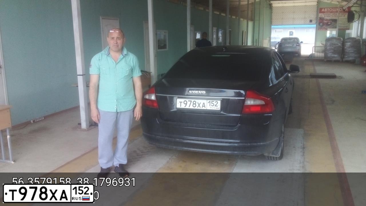Фото автомобиля VOLVO S80, 2008 — госномер Т978ХА152. Цвет: ЧЕРНЫЙ
