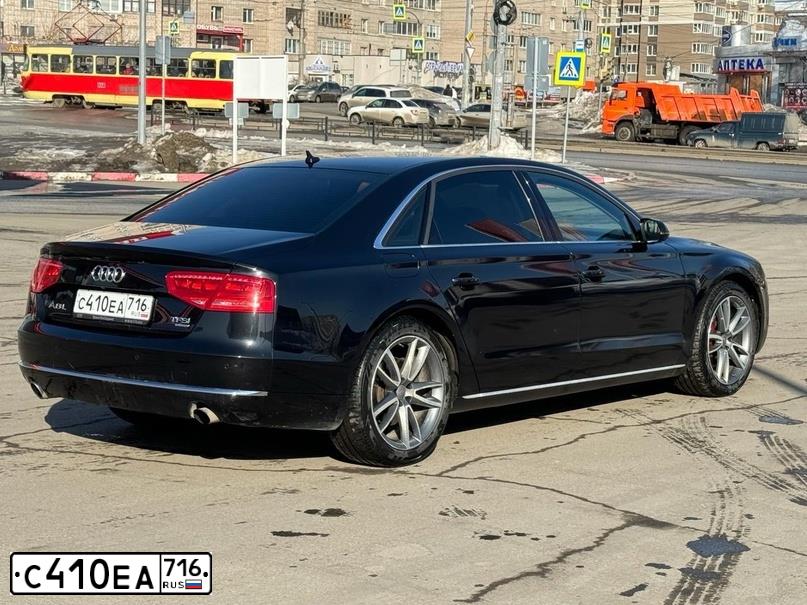 Фото автомобиля АУДИ A8L, 2013 — госномер О788МО159. Цвет: ЧЕРНЫЙ