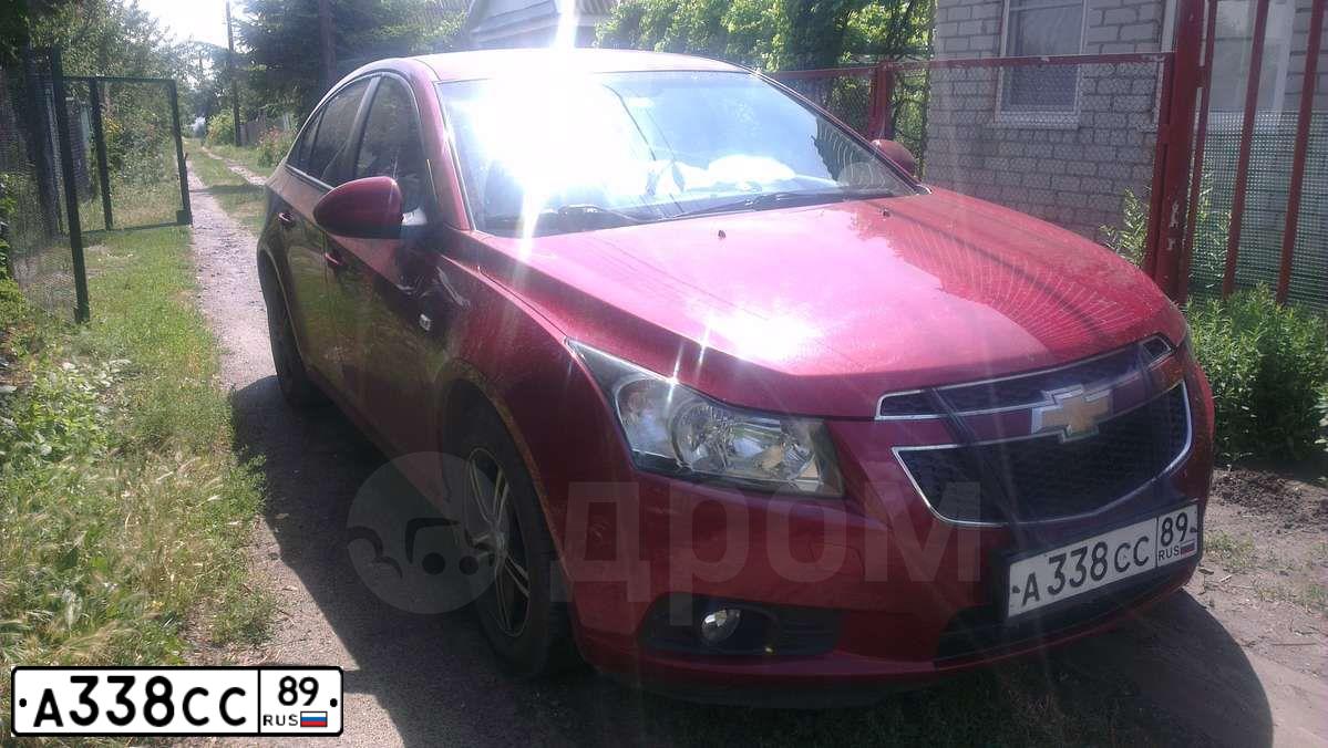 Фото автомобиля CHEVROLET CRUZE, 2010 — госномер В684МТ89. Цвет: Красный