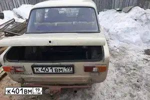 Фото автомобиля LADA 2101, 1982 — госномер К401ВМ19. Цвет: СЕРЫЙ