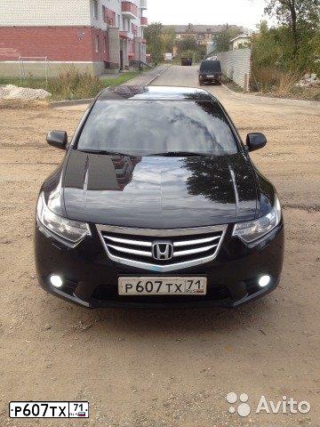 Фото автомобиля HONDA ACCORD, 2011 — госномер Р607ТХ71. Цвет: ЧЕРНЫЙ