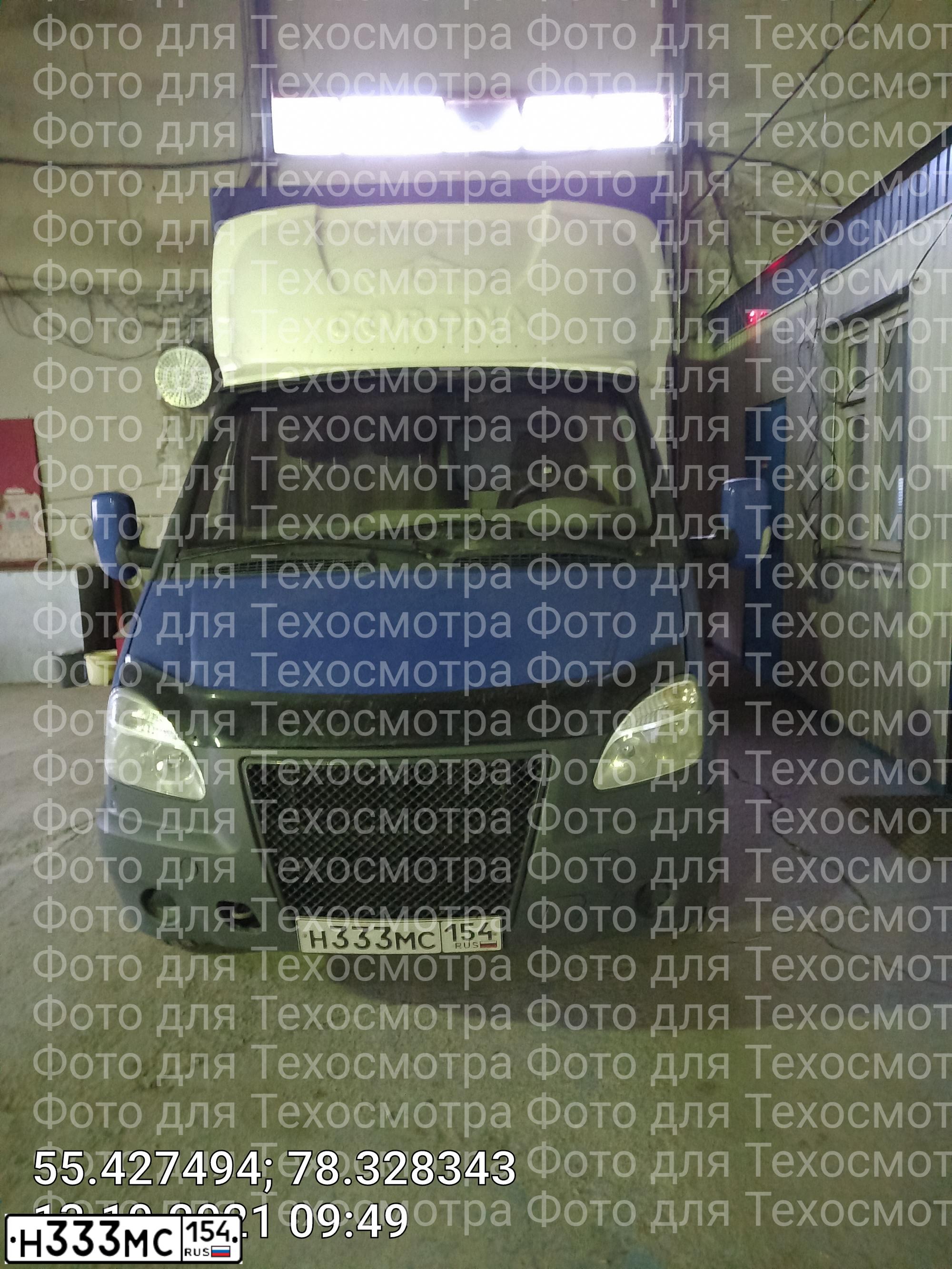 Фото автомобиля NISSAN TERRANO, 1996 — госномер Н333МС154. Цвет: синий