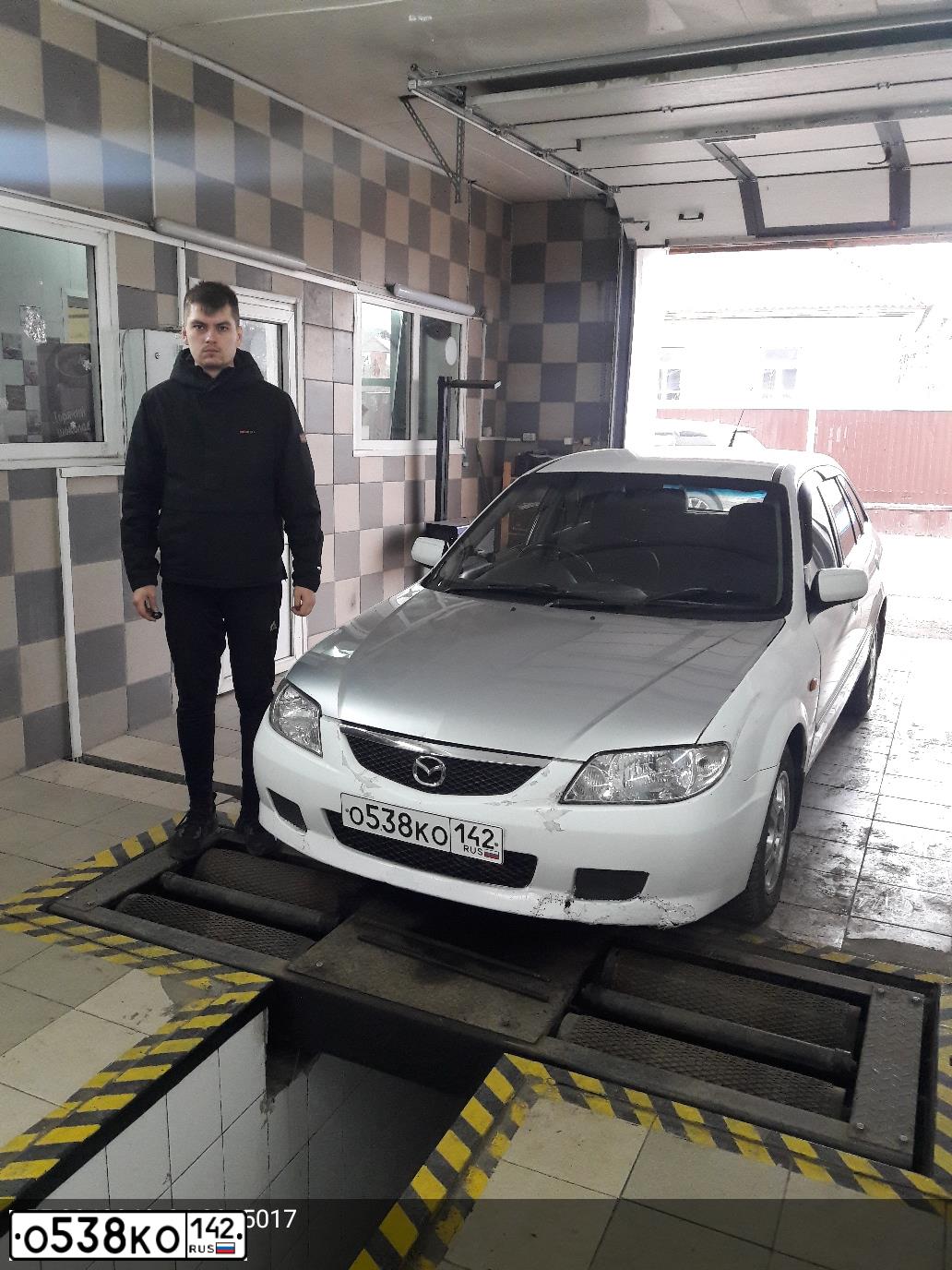 Фото автомобиля MITSUBISHI ASX, 2010 — госномер О538КО142. Цвет: Красный