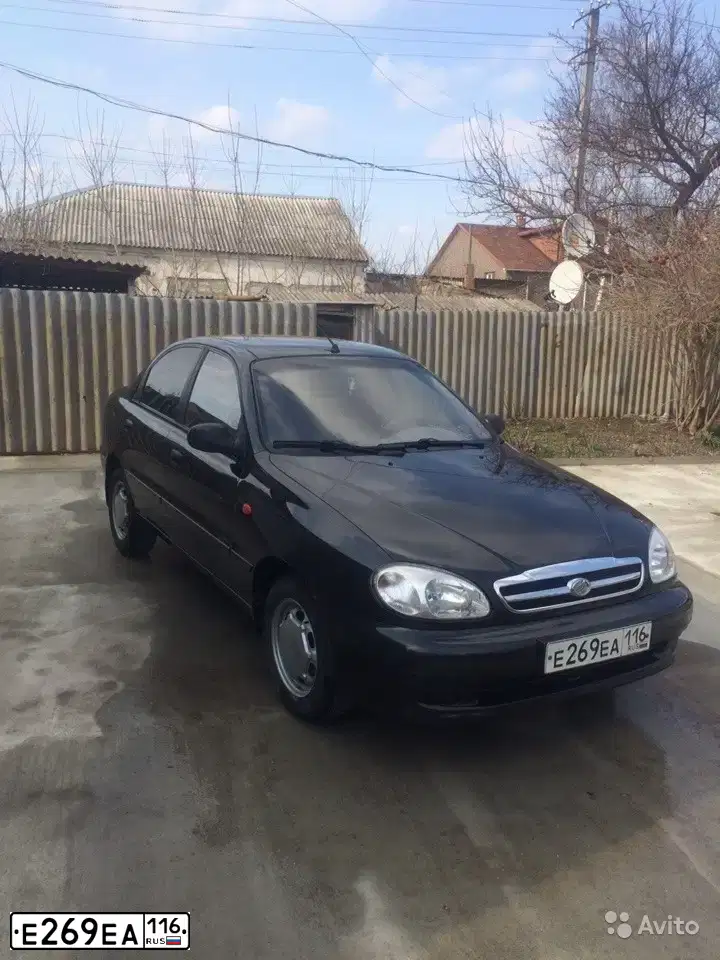 Фото автомобиля ZAZ SENS, 2007 — госномер М345РХ82. Цвет: ЧЕРНЫЙ