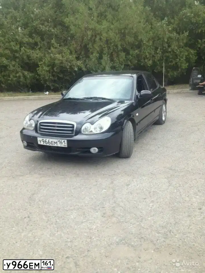 Фото автомобиля TAGAZ SONATA, 2006 — госномер У966ЕМ161. Цвет: ЧЕРНЫЙ