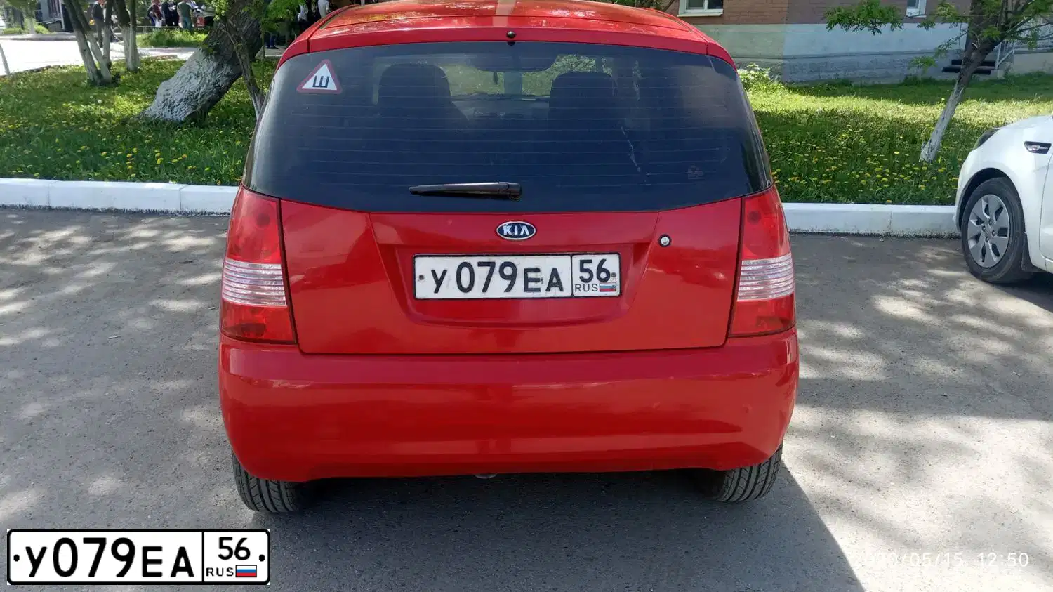 Фото автомобиля KIA PICANTO, 2006 — госномер Е169ОА156. Цвет: Красный