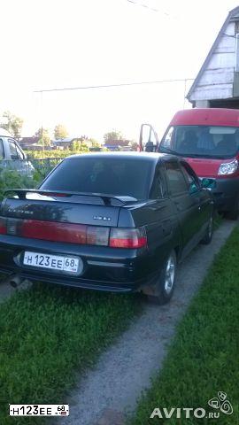 Фото автомобиля LADA 2110, 2004 — госномер Н123ЕЕ68. Цвет: ГРАФИТОВЫЙ МЕТАЛИК