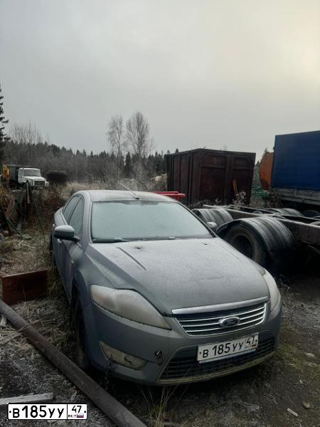 Фото автомобиля FORD MONDEO, 2007 — госномер В185УУ47. Цвет: СВЕТЛО-СЕРЫЙ