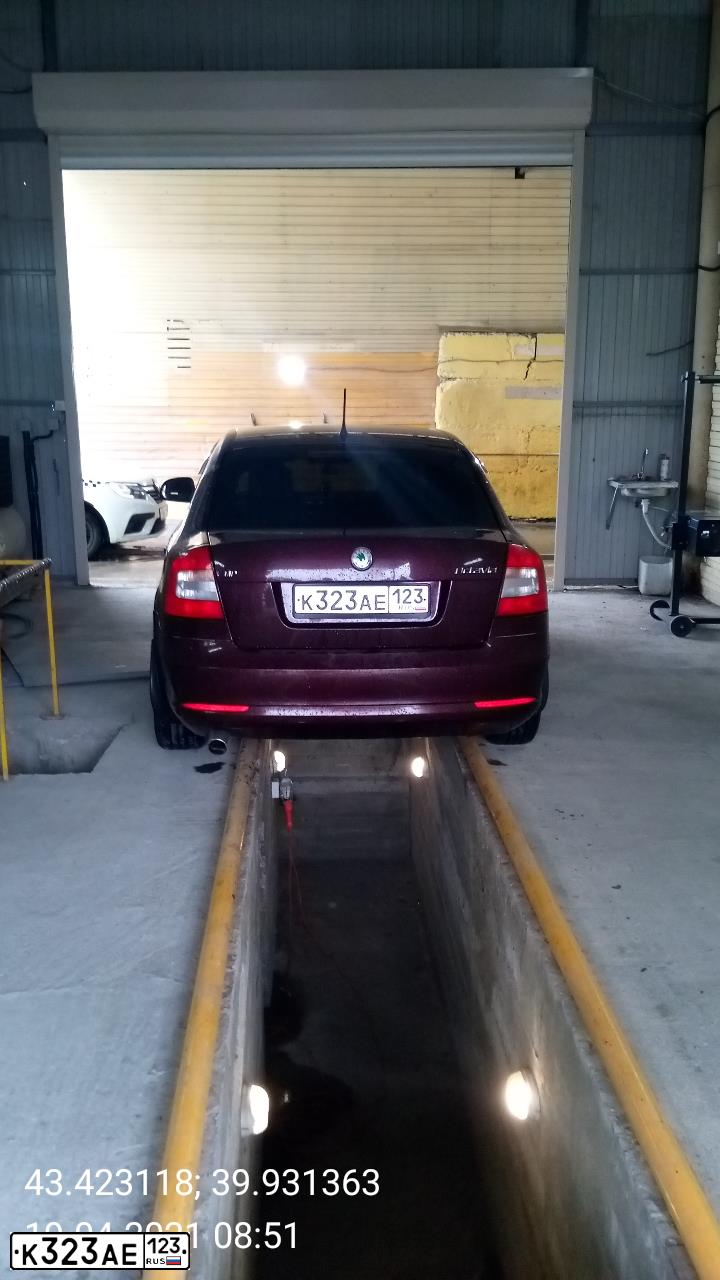 Фото автомобиля SKODA Octavia, 2010 — госномер К323АЕ123